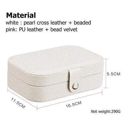 Alhajero Organizador De Joyas Blanco Blanco