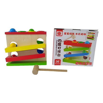 Juego Didáctico De Madera Con Martillo