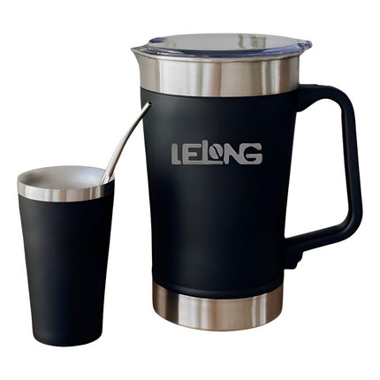 Jarra Termo 1.9l + Mate 140ml Acero Inoxidable V
