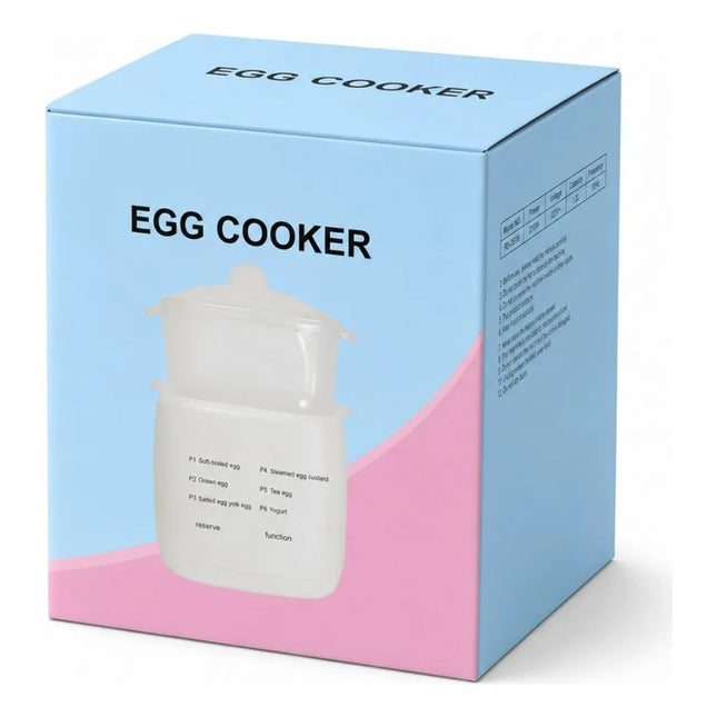 Hervidor Cocedor De Huevos Al Vapor 220v Egg Cooker Beige 1