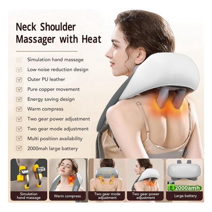 Masajeador Hombro Y Cuello Circulación Corporal V
