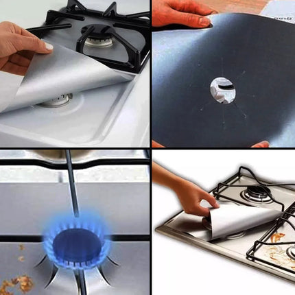 Protector De Hornallas En Aluminio Set X 12 Piezas Cocina