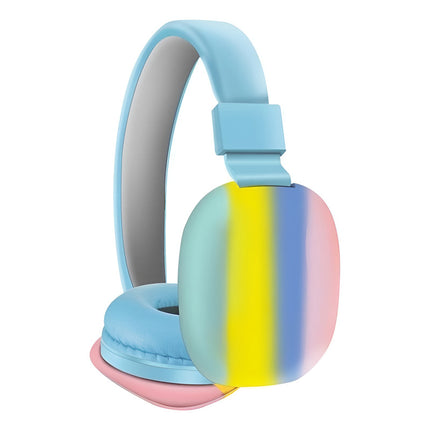 Auricular Bluetooth Diseño Arcoiris Blanco