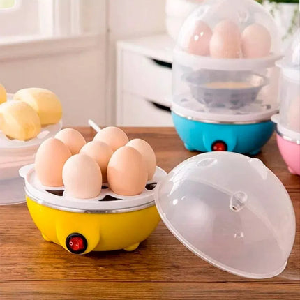 Hervidor Huevos Calentador Electrico X7 Huevos Vapor Premium Celeste
