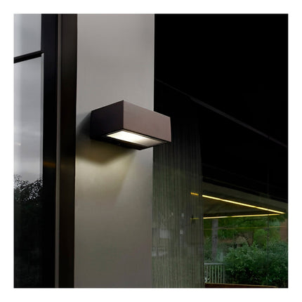 Foco Exterior Rectangular 21.5x8.5cm