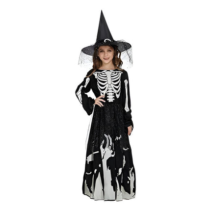 Disfraz De Halloween Para Niña Con Vestido Y Gorro