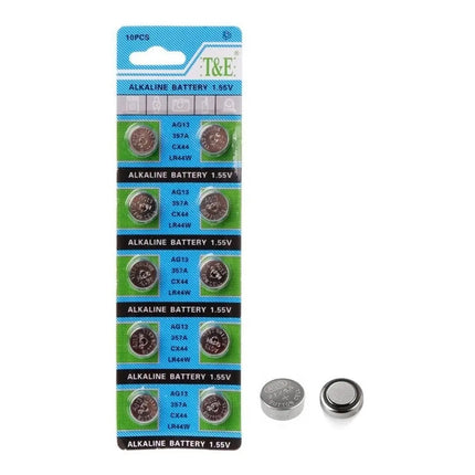Pila Bateria  Ag13 Lr44 Pack X10 Pilas