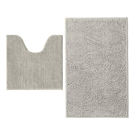 Set De Alfombras De Baño 2pcs. Peludas
