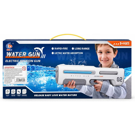 Pistola De Agua Eléctrica Con Batería Recargable Ty372782 Blanco