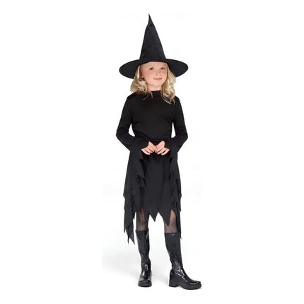 Disfraz De Bruja Infantil Para Halloween Negro S