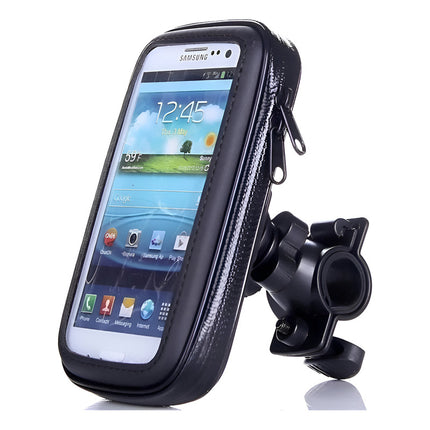 Soporte Celular Moto Bicicleta Impermeable Touch  Negro