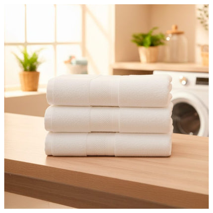 Toalla De Baño 50x100cm Blanco Lh-4934 Blanco