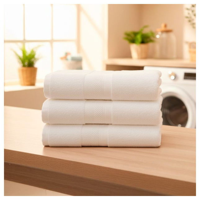 Toalla De Baño 50x100cm Blanco Lh-4934 Blanco