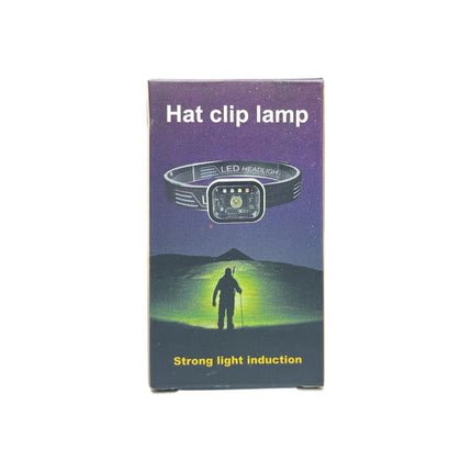 Luz Vincha Minero Hat Clip Recargable V Blanco Frío