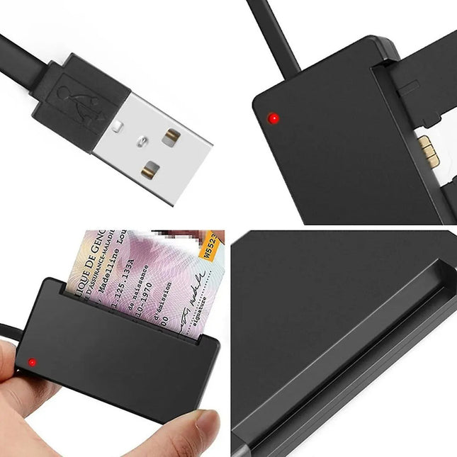 Lector Inteligente De Cédula De Identidad Usb Sum Id Negro