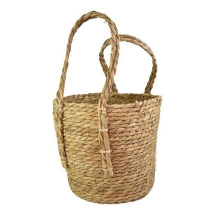 Cesta Tejida De Ratán Con Asas 24x22cm. Chw02456 C