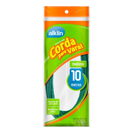 Cuerda Para Ropa 10m, Alklin Verde