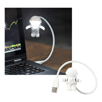 Lampara Usb Diseño Astronauta Medida: 33cm B B