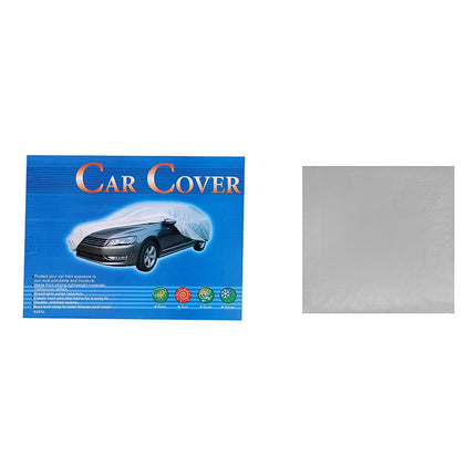 Funda Cubre Auto Felpada Talle L 470x170x125 Cm Gris
