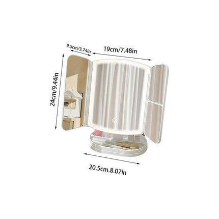Espejo Tocador Con Luces Para Maquillaje Chw03028 Blanco