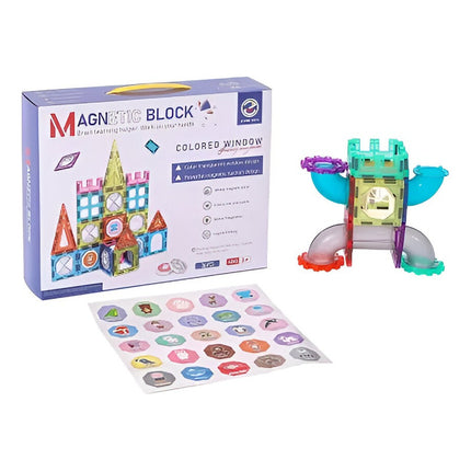 Juego De Construccion Con Imanes Para Niños 36 Piezas 36 Zow