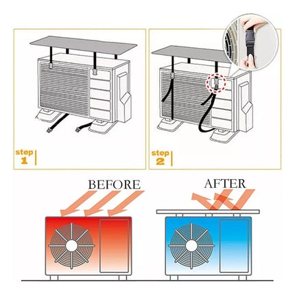Cubre Aire Acondicionado Protección Pieza Exterior