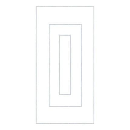 Módulo Led Rectangular Blanco 400w Para Techo Blanco