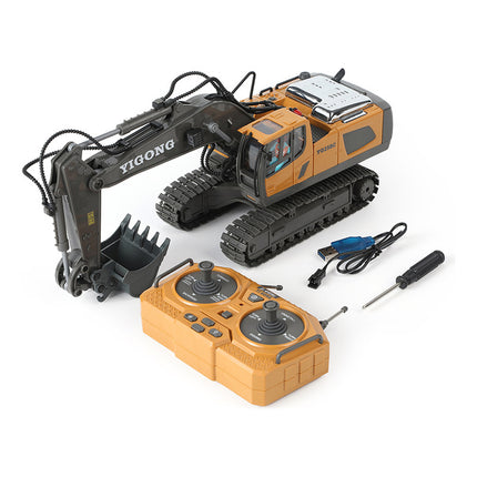 Excavadora A Control Remoto 2.4g  Yigong Juguete Negro