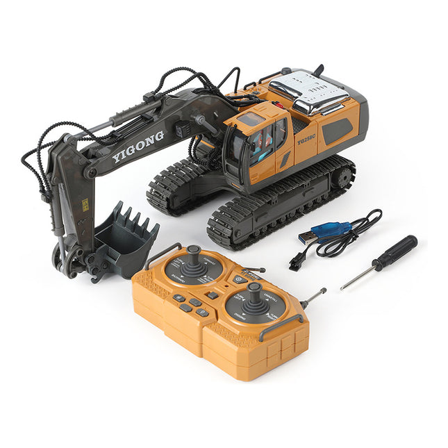 Excavadora A Control Remoto 2.4g  Yigong Juguete Negro