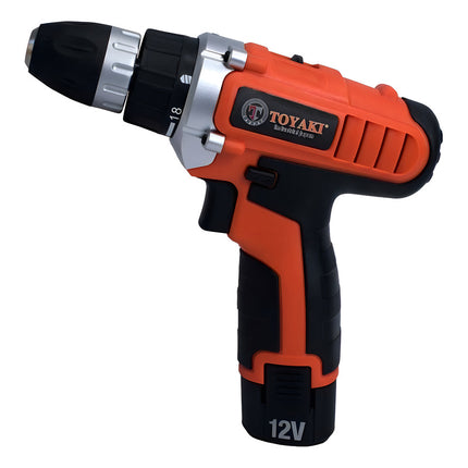 Taladro A Bateria 12v Toyaki Tk-855 Frecuencia 50 Naranja Oscuro 50