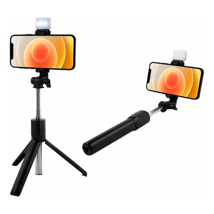 Palo Selfie Stick Inalámbrico Con Luz Led Y Trípode R1s