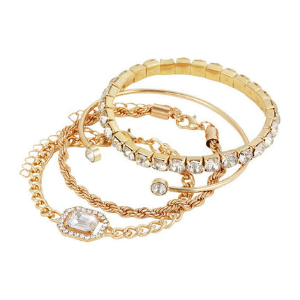 Reloj De Dama Kit Joyeria Completo 5 Piezas En Caja