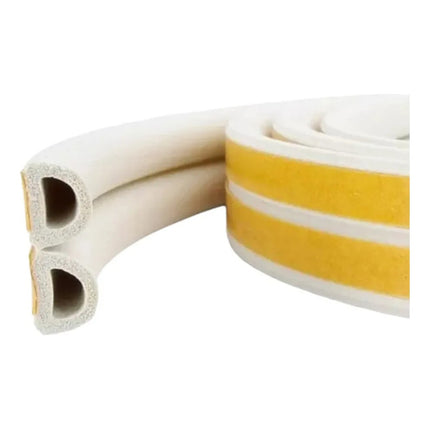 Burlete Pvc 6 Metros Blanco Tipo D Blanco