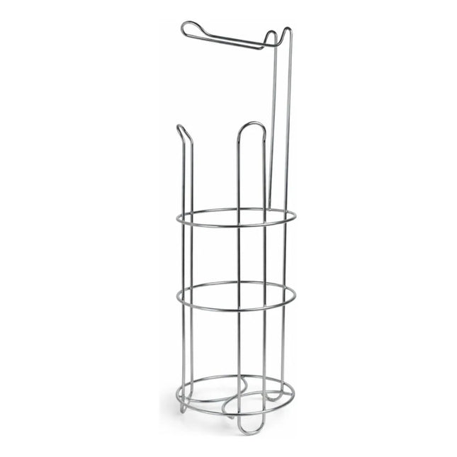 Soporte Porta Rollos De Papel Higiénico Metálico Chw03769 Plateado