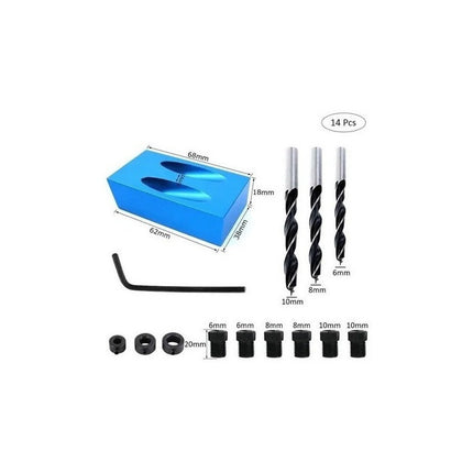 Posicionador Punzón De Carpintería 15 Cn Accesorios 6/8/10mm