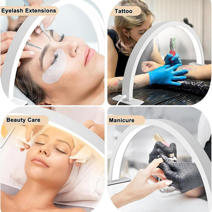 Lampara Led Media Luna Multifunción Blanco