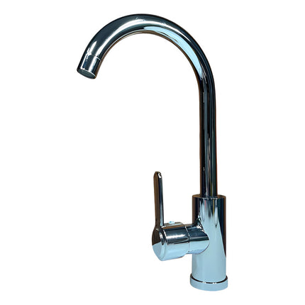 Monocomando De Cocina Faucet Gris Brillante