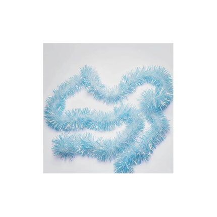 Boa Guía De Navidad Tornasol 5 Cm X 2 Mts Celeste