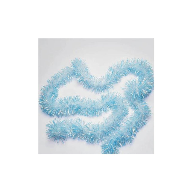 Boa Guía De Navidad Tornasol 5 Cm X 2 Mts Celeste