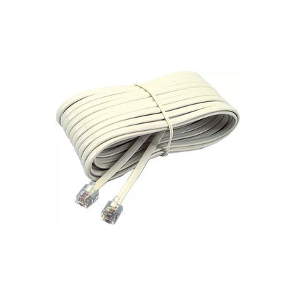Cable De Linea Telefonica Para Casa Y Oficina 10 Metros