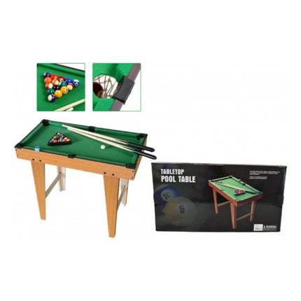 Mesa De Pool Con Accesorios 69x37x62cm X