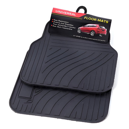 Juego De Alfombras De Auto 5 Piezas  Excelente Calidad Goma  Negro