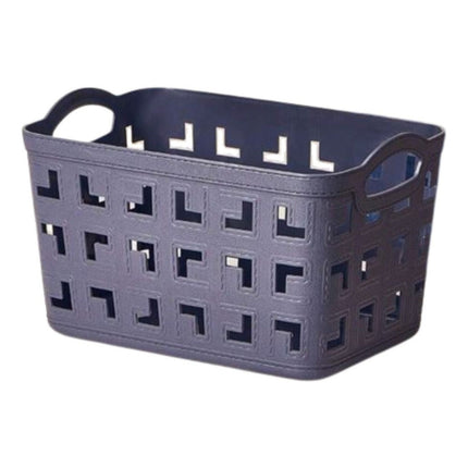 Canasto Plastico Calado Con Asas 31.5x20x18cm