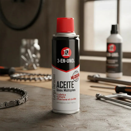 Aceite Lubricante 3 En 1 Aerosol Multiuso 155g 9090