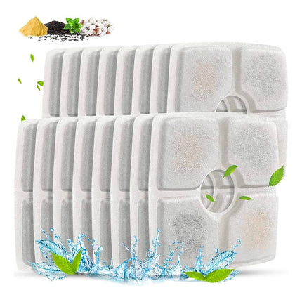 Fuente Bebedero Para Mascotas + 10 Filtro Repuesto B