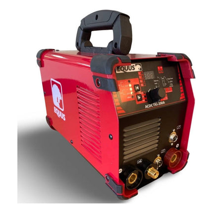 Soldadora Tig Para Aluminio Ac/dc Equus Tig/mma- 200a Rojo