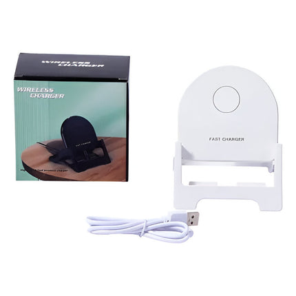 Cargador Inalambrico Y Soporte Para Celular Qi