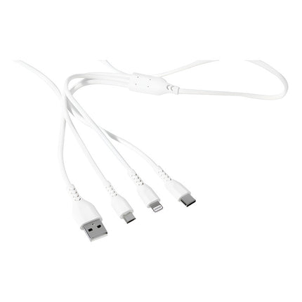 Cable Carga Celular  Treqa 1.2 M 3 En 1 Ca-686 V