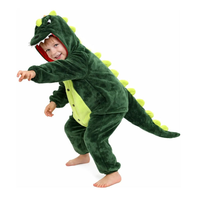 Pijama Polar Disfraz Infantil Varios Modelos Verde S