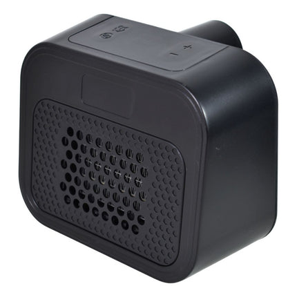 Mini Calentador Eléctrico Cerámico Para Pared 900w Negro